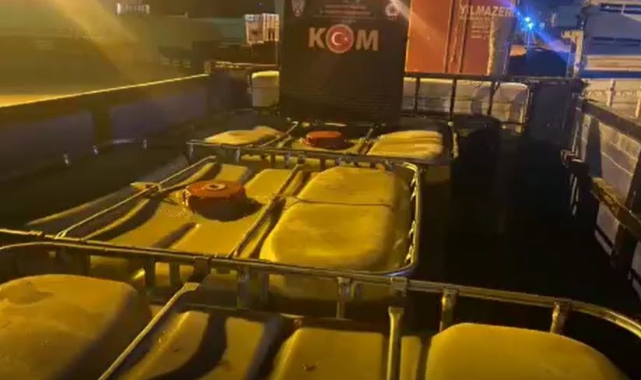 3 bin litre kaçak akaryakıt ele geçirildi!