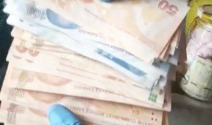 Fırında sahte para ele geçirildi!