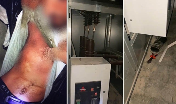 Hırsızlık için girdiği elektrik trafosunda akıma kapıldı
