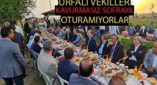 Kavurma sofrasına vekiller ve partililer katıldı