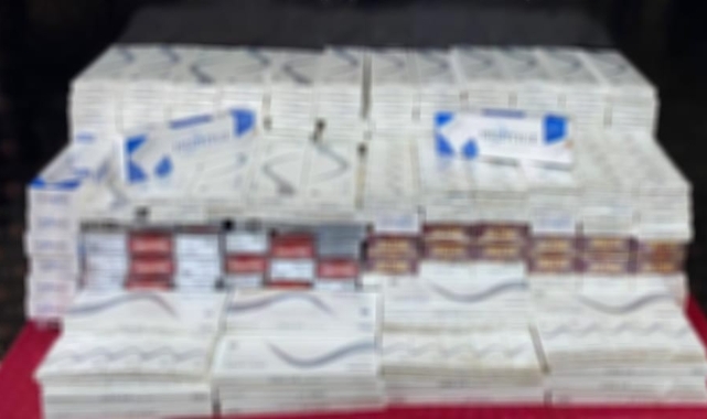 Otomobilin her yerinden kaçak sigara çıktı