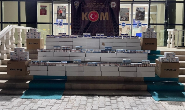 Şanlıurfa’da gümrük kaçağı ampul ele geçirildi