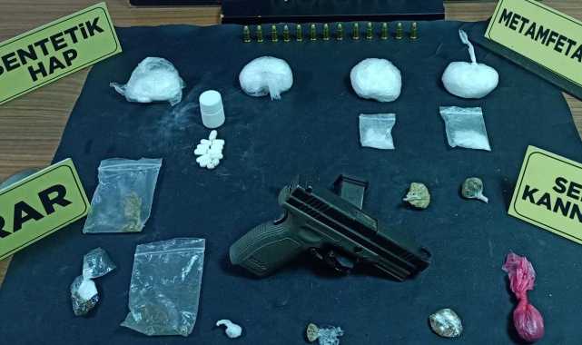 Uyuşturucu düzeneğini polis ortaya çıkardı