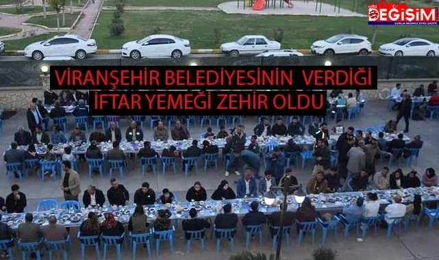 Viranşehir Belediyesin'nin İftar yemeğinde kavga çıktı