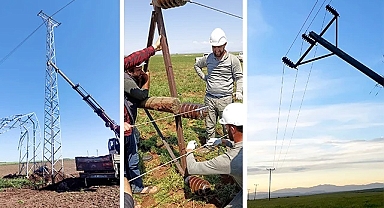 Fırtınada devrilen 144 direk yenilendi