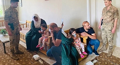 Küçük kız, jandarmanın jeneratörüyle nefes aldı!