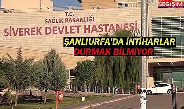 Şanlıurfa'da genç kız intihar etti!