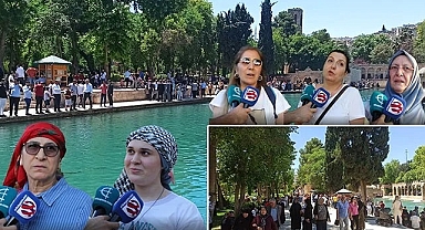 Yerli turist Urfa'yı sevdi!