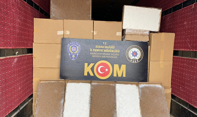 14 milyon 682 bin 300 kaçak sigara ele geçirildi!