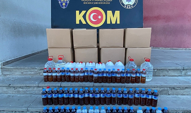 Adana'da sahte içki operasyonu!