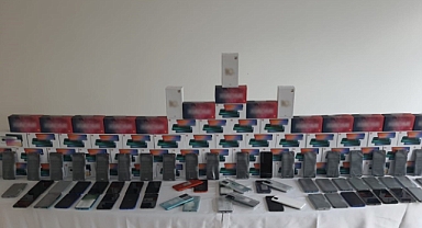 Kaçak cep telefonu operasyonu; 5 gözaltı