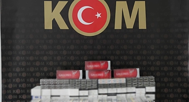 Kaçak sigara ve makaron operasyonu: 2 gözaltı
