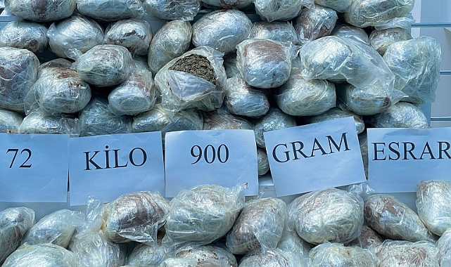 Kahve ile kamufle edilmiş esrar ele geçirildi!
