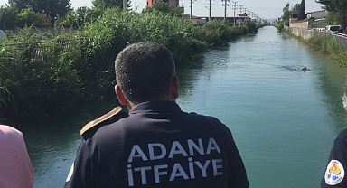 Sulama kanalına düşen genç kayboldu