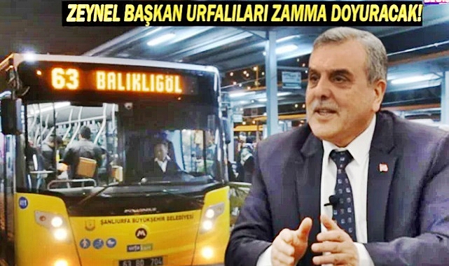 Urfa'da şehir içi toplu taşımaya zam!