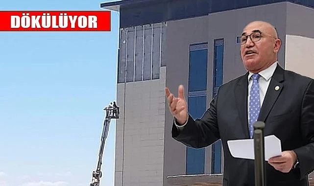 Urfa'nın ilçesinde yeni yapılan hastane dökülüyor!