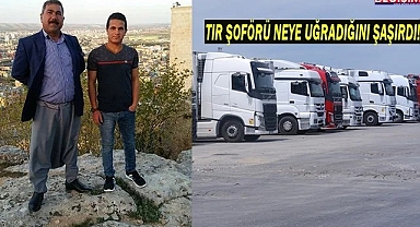 Urfalı tır şoförün aracı soyuldu!