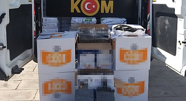 3 milyon 230 bin kaçak makaron ele geçirildi