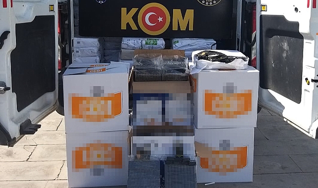 3 milyon 230 bin kaçak makaron ele geçirildi