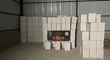 Adana'da 39 milyon kaçak makaron ele geçirildi