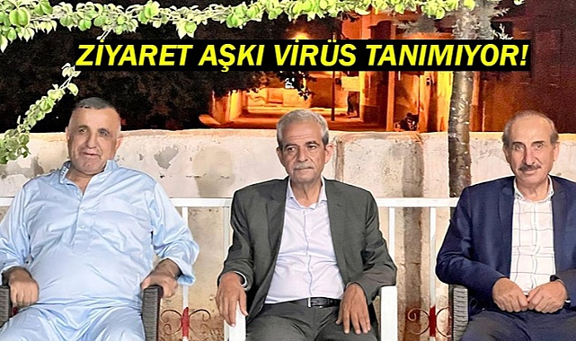 Covid olan başkan ziyaretlerine devam ediyor