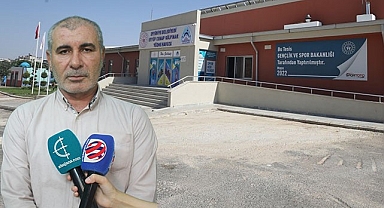 Eyyübiye'de tehlike saçan yüzme havuzu