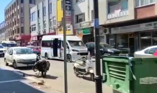 Kapısı açık yolcu taşıyan dolmuşlara ceza kesildi