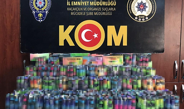 Kentte yüklü miktarda kaçak mal ele geçirildi!