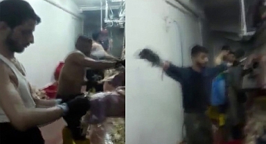 Mezbahada iğrenç görüntüler