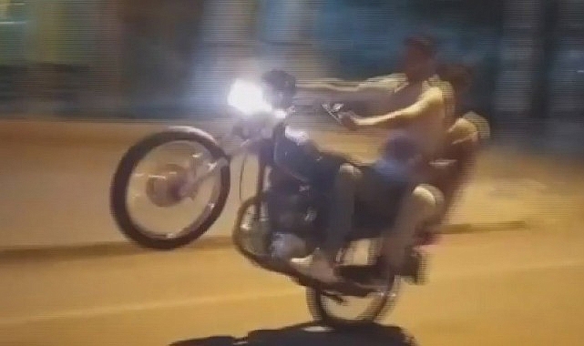 motosiklet sürücüsü kaza yaptı