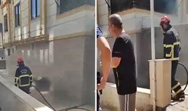 Şanlıurfa'da bodrum katta yangın!