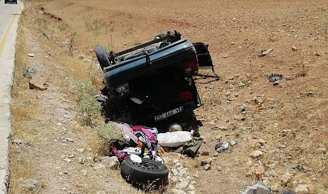 Şanlıurfa’da trafik kazası! 1 ölü, 8 yaralı