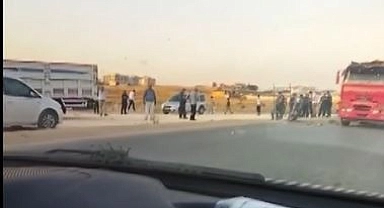 Sepetli motosiklet kamyonete çarptı! 1 ölü, 2 yaralı