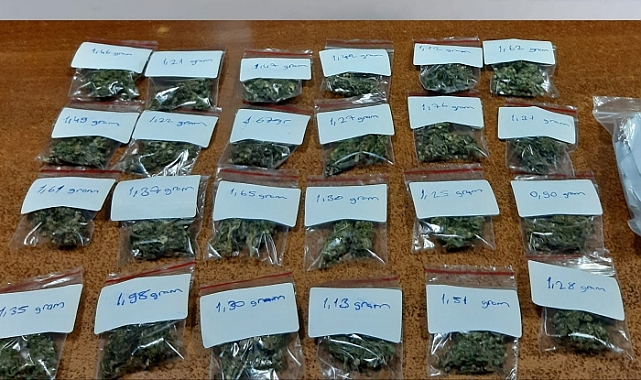 Şüpheli şahsın üzerinden uyuşturucu çıktı