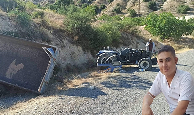 Traktör sürücüsü kurtarılamadı