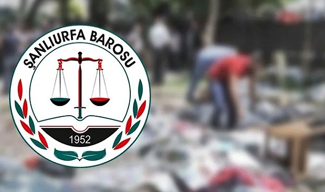 Urfa Barosundan katliam açıklaması!