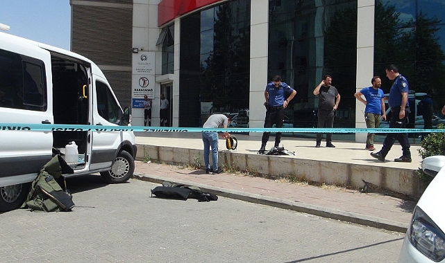Urfa'da bomba paniği banka boşalttırdı!
