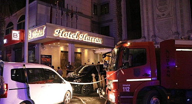 Urfa'da ünlülerin düğüne katıldığı otelde yangın