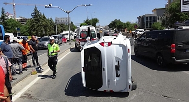 Yeni Aldığı Aracıyla Kaza Yaptı