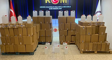 3 bin litre etil alkol ele geçirildi: 4 gözaltı