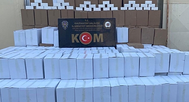 3 milyon 680 bin adet boş makaron ele geçirildi