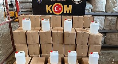 Adana’da sahte içki ele geçirildi