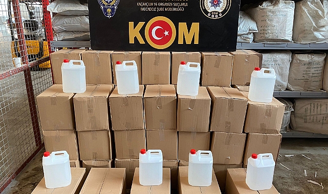 Adana’da sahte içki ele geçirildi