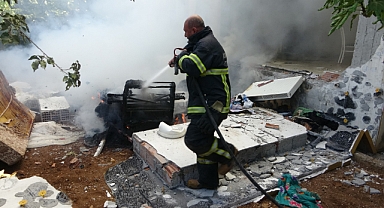 Adıyaman 'da tüp patladı 1 kişi yaralandı