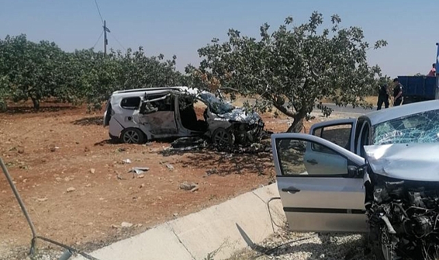 Antep'te feci kaza  8 yaralı
