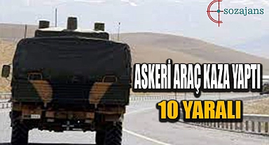 Askeri araç kaza yaptı: Çok sayıda yaralı var