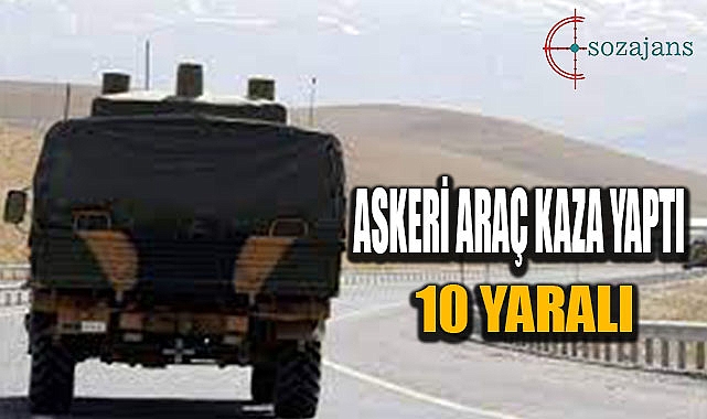 Askeri araç kaza yaptı: Çok sayıda yaralı var