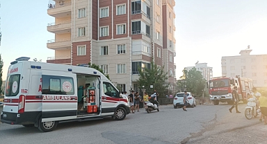 Binanın bodrum katında yangın  çıktı