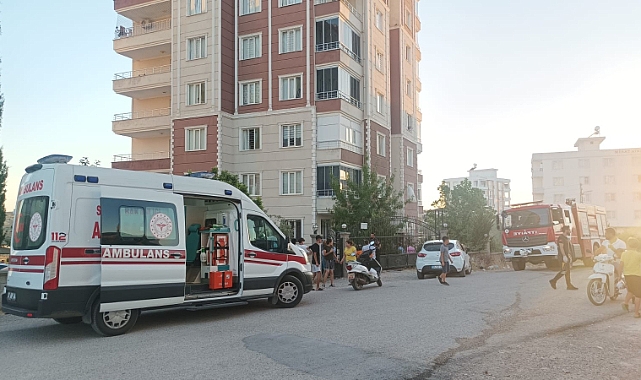Binanın bodrum katında yangın  çıktı