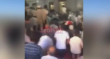 Cuma namazında gerginlik yaşandı